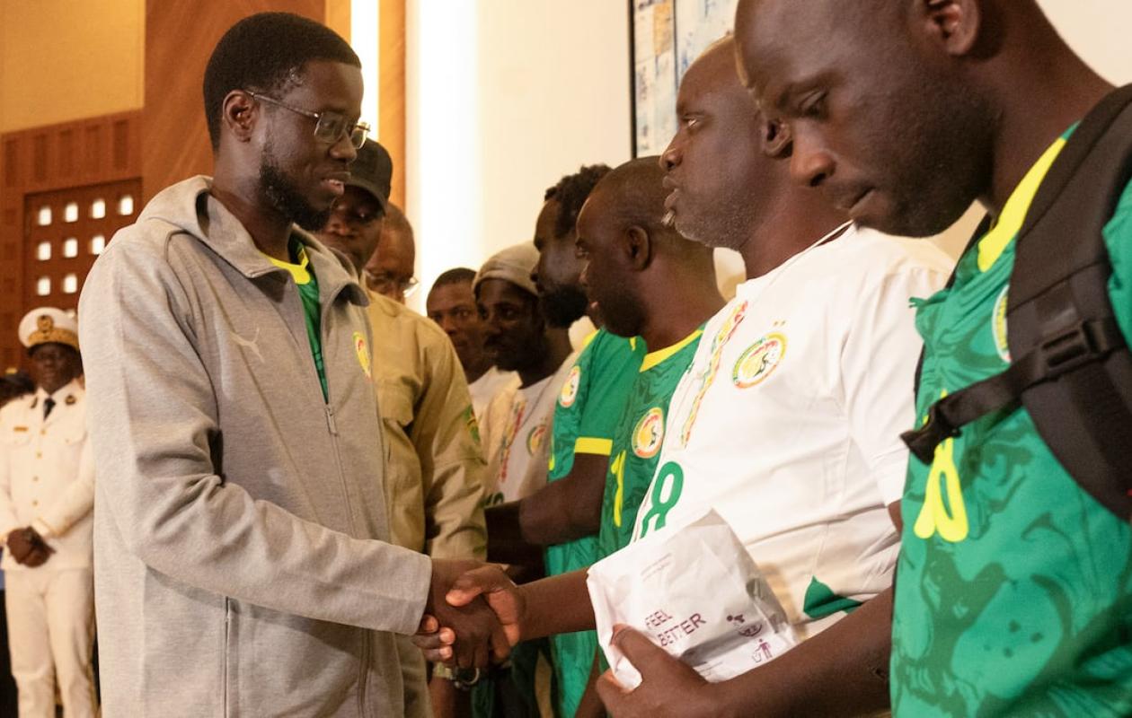 Can 2025 : le président Diomaye Faye offre 2 millions FCFA et un mouton aux supporters sénégalais libérés