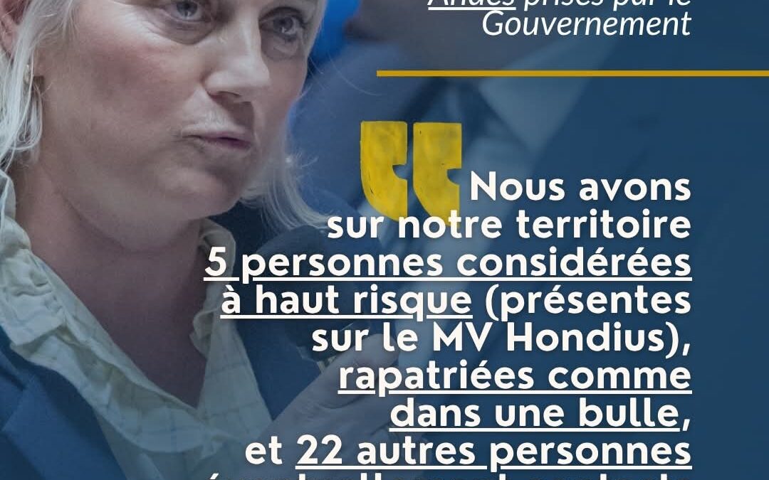 Hantavirus Andes : la ministre de la Santé Française, Cathérine Vautrin annonce des mesures d’urgence devant les députés
