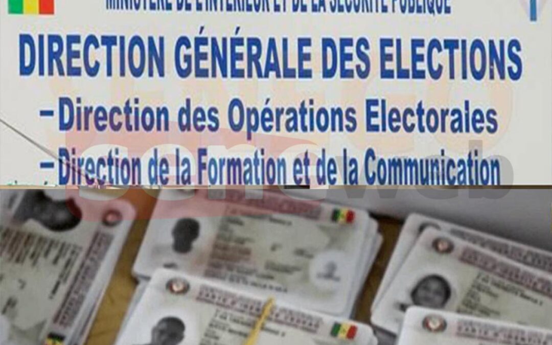 Processus électoral: La DGE annonce la disponibilité des cartes d&rsquo;électeurs